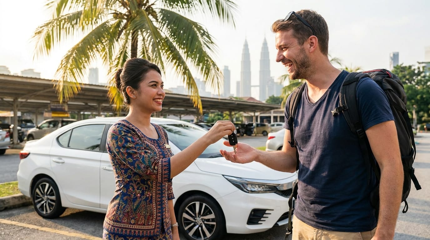 Documents and smartphone needed for car rental in Penang with TREVO