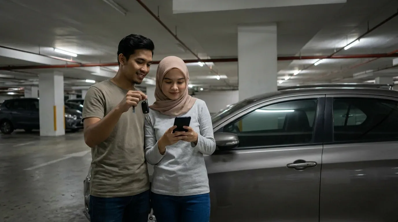 Menyemak tarikh sebelum memilih kereta di Malaysia