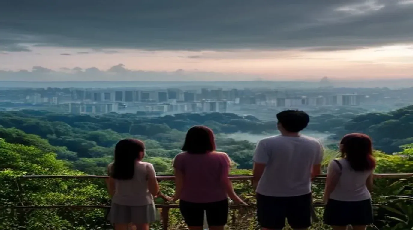 Family planning a cultural day out in Kuching before choosing their travel dates.