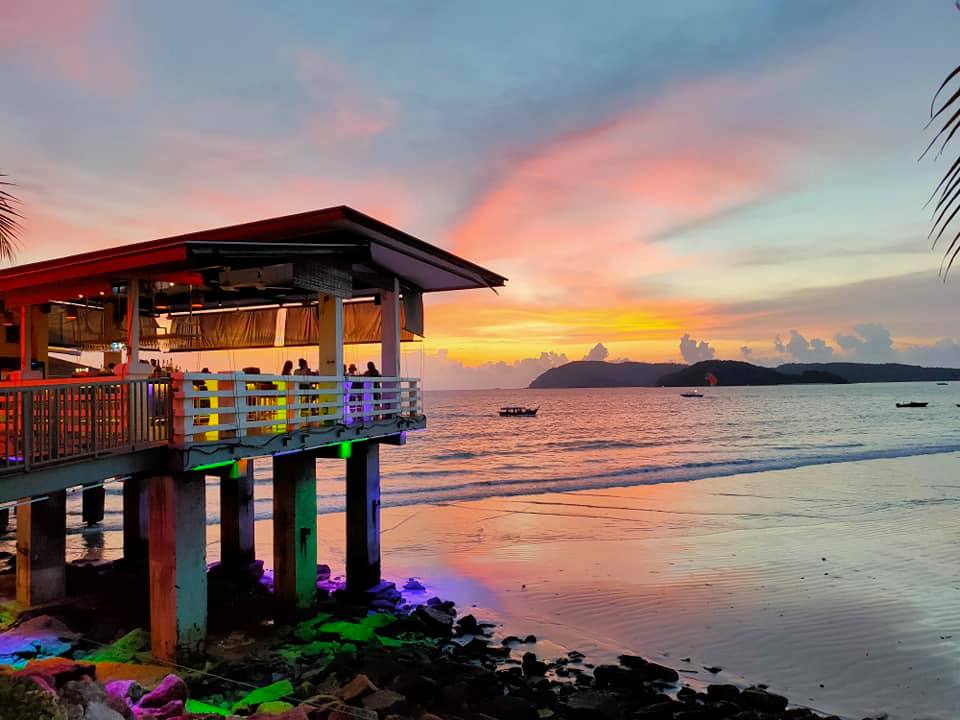 The Cliff sunset