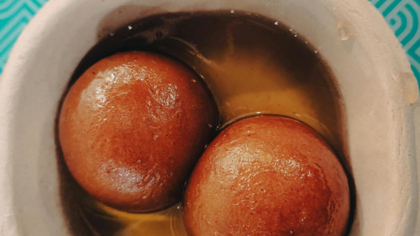 gulab jamun, a very popular deepavali food