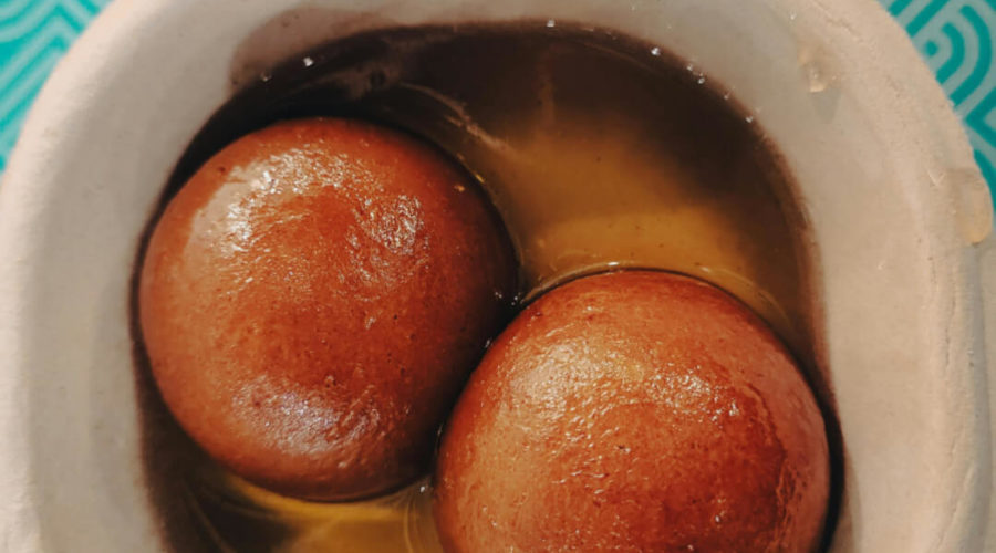 gulab jamun, a very popular deepavali food