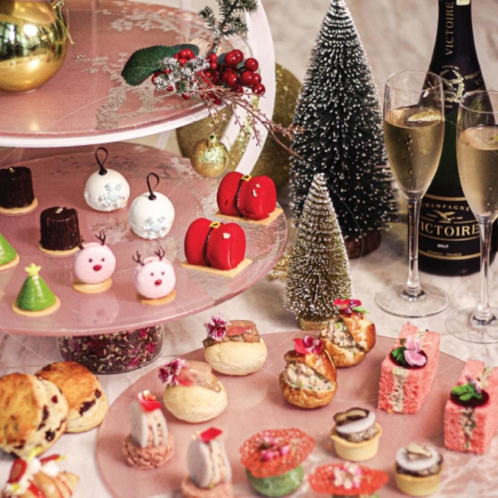 Colorful assortment of pastries offered at Sofitel for Chrismas dinner in KL