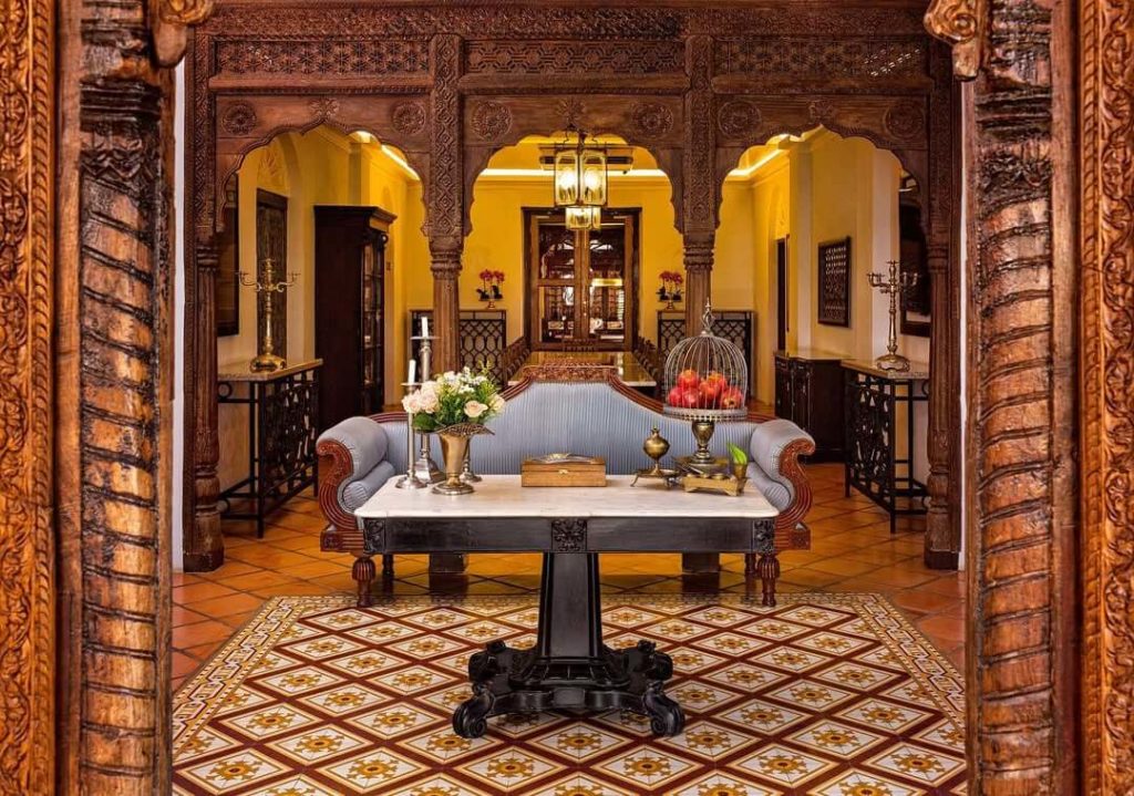 Living room in Jawi Peranakan Mansion, a beautiful hearitage georgetown hotel