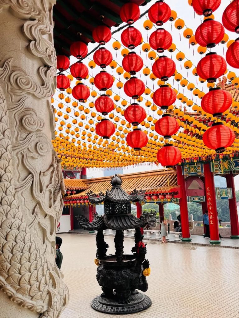 than hou temple, one of the most popular temples in kuala lumpur
