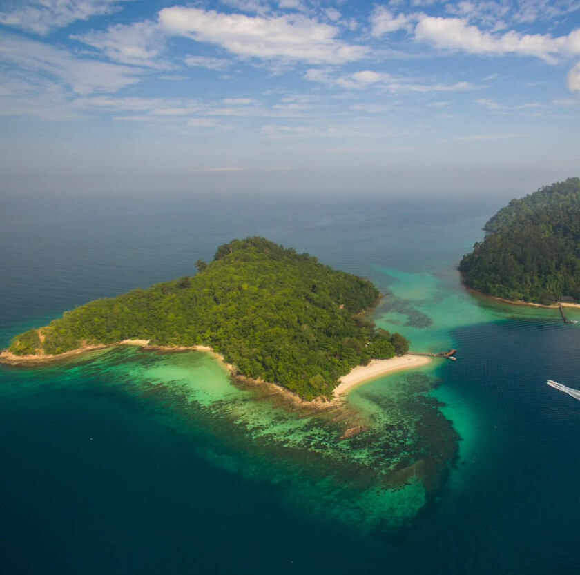tunku abdul rahman marine park, one of the interesting places in sabah