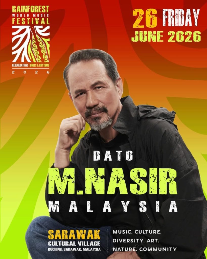 Dato M. Nasir, headliner for Rainforest World Music Festival 2026